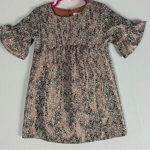 GYMBOREE Star Metallic Copper Party Dress - size 2T